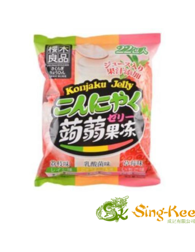 樱木良品蒟蒻果冻(荔枝味乳酸菌味草莓味) 352g