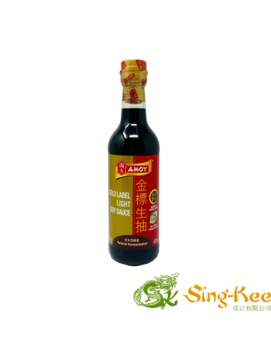 Amoy Gold Label Light Soy Sauce 500ml