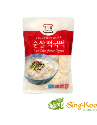 Jongga Rice Caked Sliced Type 500g