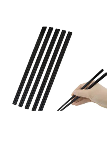 Black Melamine Chopsticks (10 Pairs)