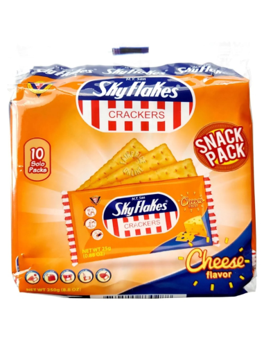 Skyflakes Crackers Cheese Flavour 25g x 10 -  - 零食 ZH