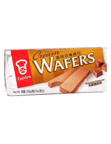 Garden Cream Wafers Chocolate Flavour 200g