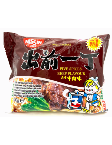 日清 出前一丁五香牛肉面即食面 100g - Nissin - 麵條 ZH