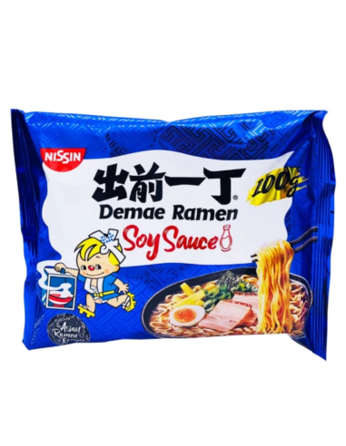 Nissin Demae Ramen Soy Sauce Flavour 100g