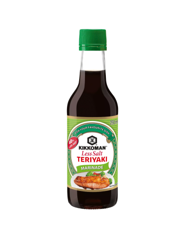 Kikkoman Less Salt Teriyaki Marinade Sauce 250ml