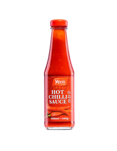 Yeo's Hot Chilli Sauce 300ml x 12