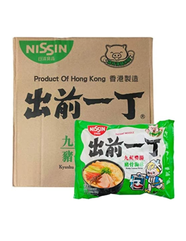 Nissin Demae Ramen Kyushu Tonkotsu Flavour 100g x 30