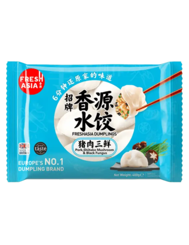 香源食品 - 经典水餃豬肉三鮮水餃 400g - Freshasia - 冰鮮 ZH