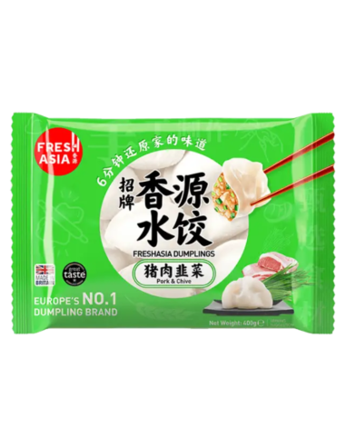 香源 - 经典水饺 猪肉韭菜 400g - Freshasia - 冰鮮 ZH