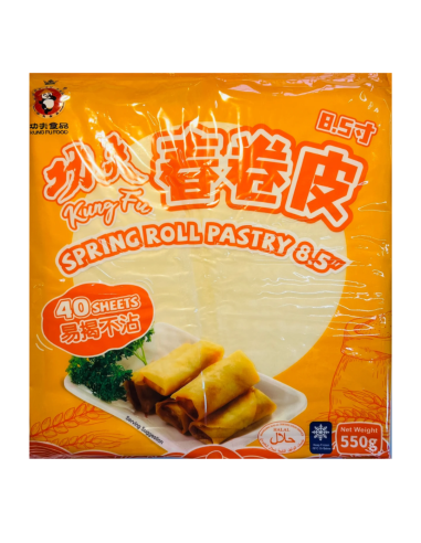 Kung Fu Spring Roll Pastry 8.5" 550g