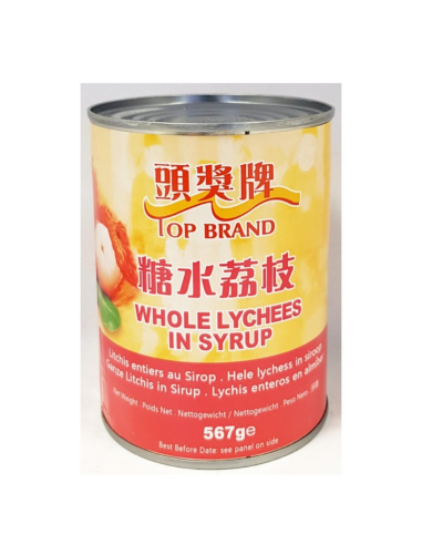 Top Lychees in Syrup 567g