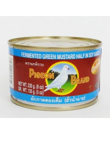 Pigeon Mustard Green Hald in Soy Sauce 230g