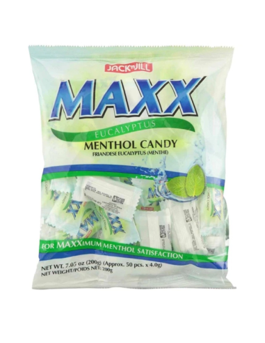 Jack n Jill Maxx Eucalyptus Menthol Candy (4gx50) 200g