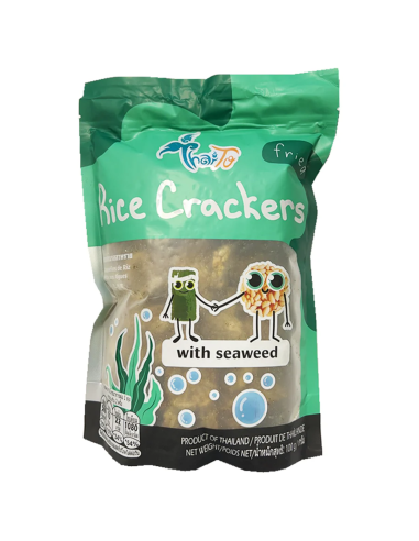 THAI TO Rice Crackers - Seaweed 100g