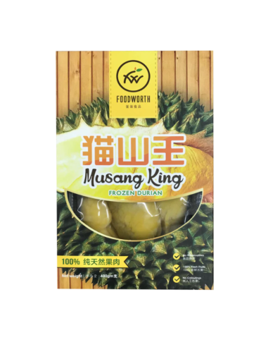 Foodworth Frozen Musang King Durian 400G