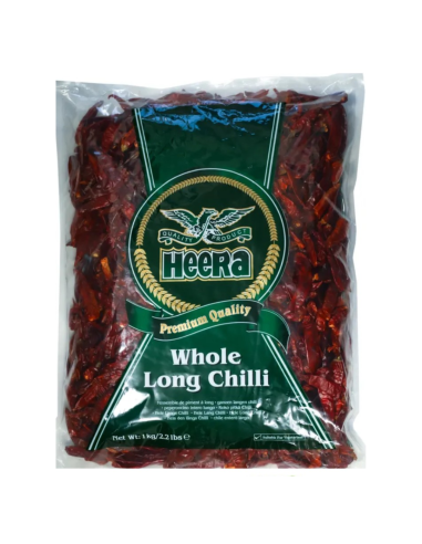 Heera Whole Long Chilli 1kg x 4