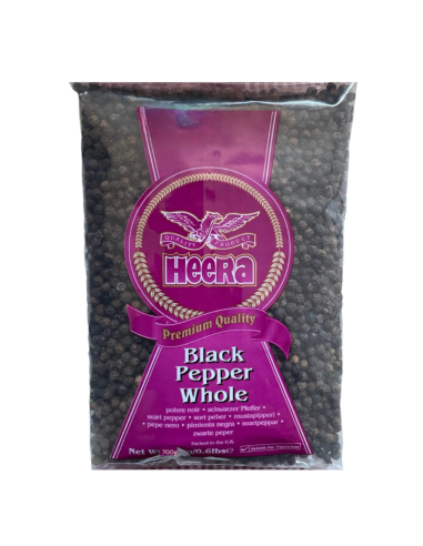 Heera Black Pepper Whole 700g x 6