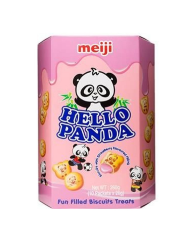 Meiji Hello Panda Biscuits - Strawberry 260g