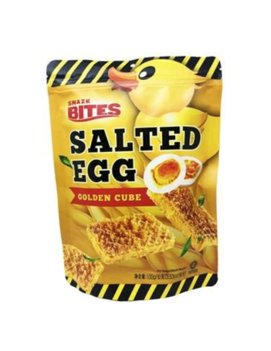 Snazk Bites Salted Egg Golden Cube 100g