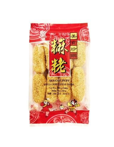 Six Fortune White Sesame Puff 160g