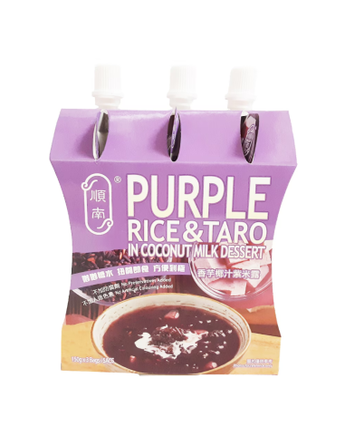 Shunnam Purple Rice & Taro In Coconut Milk Dessert 150gx3