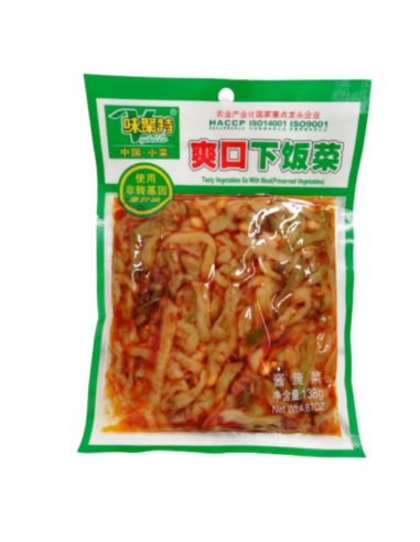 WJT Tasty Vegetable Go with Meal (Preserved Vegetables) 138g