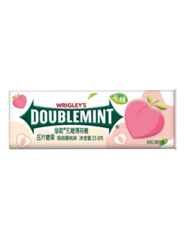 Wrigley's Mint Candy Sugar Free Peach 23.8