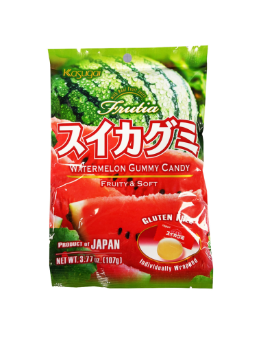 Kasugai Frutia Watermelon Gummy 107g