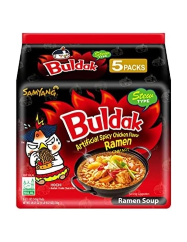 Samyang Hot Chicken Ramen Stew Type 145g x 5 (Pack of 5)