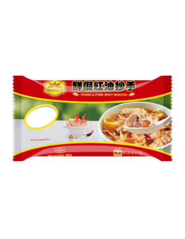 Hong's Spicy Prawn & Pork Wonton 145g