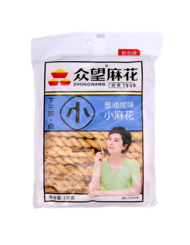 ZW 咸葱油味小麻花 112g