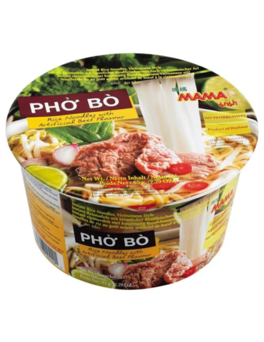 MAMA Vietnamese PHO BO (Beef Rice Noodles Bowl) 65g