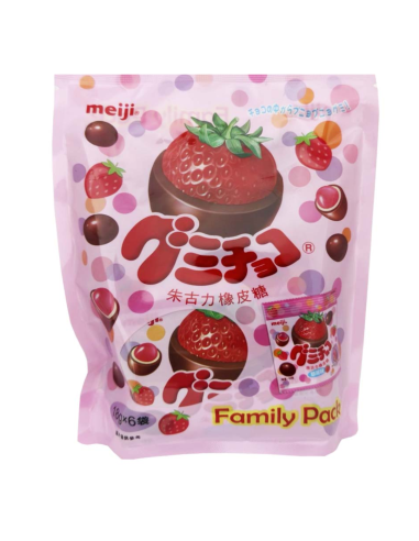 Meiji Strawberry Gummy Chocolate 108g