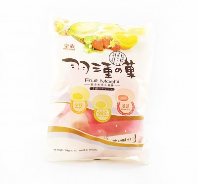 Royal Family Fruit Mochi (Orange/Melon/Strawberry) 120g