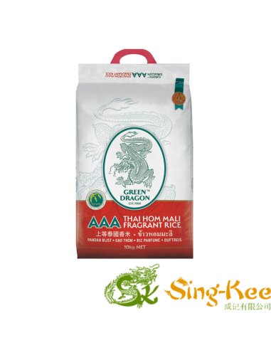 Green Dragon Thai Hom Mali Fragrant Rice 10kg