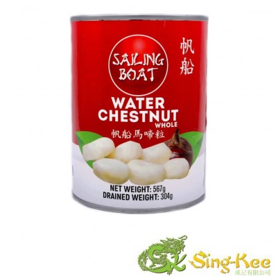 Sailing Boat Water Chestnuts Whole 567g