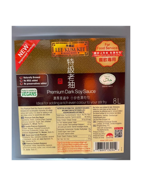 LKK Dark Soy Sauce 8L - Wholesale | Sing Kee