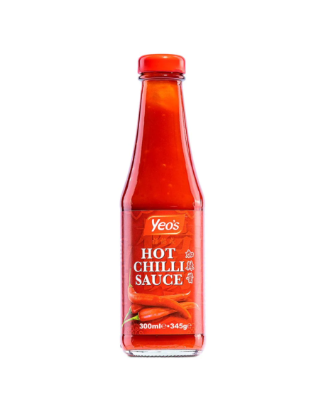 Yeo's Hot Chilli Sauce 300ml x 12