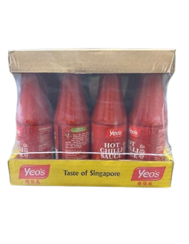 Yeo's Hot Chilli Sauce 300ml x 12