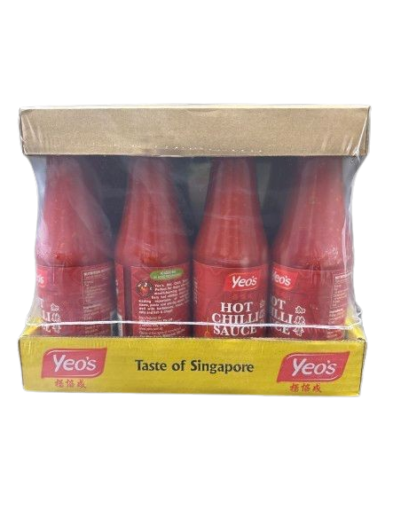 Yeo's Hot Chilli Sauce 300ml x 12