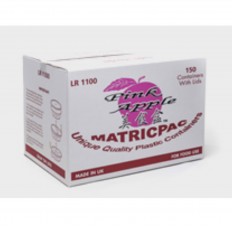 Pink Apple - LR1100 Unique Quality Plastic Containers With Lids - 150pcs