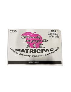 Pink Apple - C750 Unique Quality Plastic Containers With Lids - 252pcs