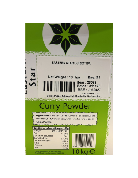 Eastern Star Curry Powder 10kg - Wholesale | Sing Kee