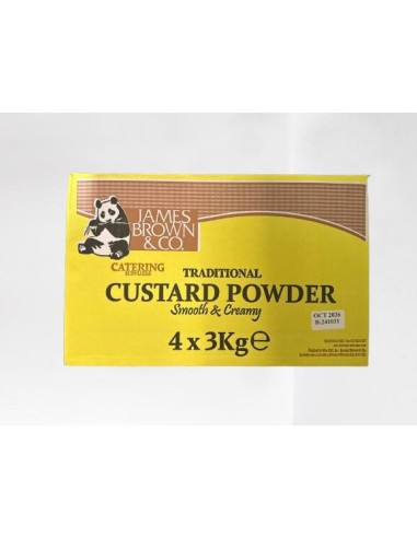 JAMES BROWN CUSTARD POWDER 3KG x 4