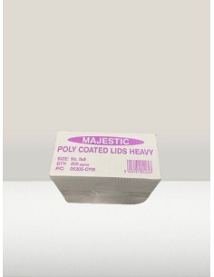 9x9 inch Heavy Poly Lids - 200pcs