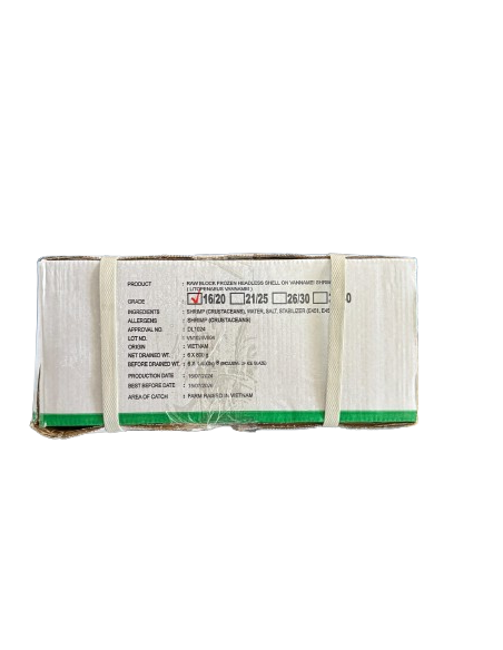 16/20 Shell On King Prawn ( 1 case / 6 boxes) - Wholesale | Sing Kee