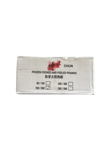Chun / Sing Kee Cooked and Peeled Shrimp 100/200 (200g x 30)