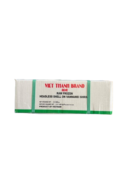 VIET THANH SHELL ON 21/25 PRAWNS - 800G x 6
