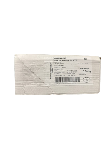 BRITISH BLUE STRAP PORK COLLAR/NECK 13kg