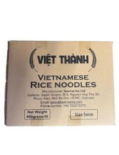 VIET THANH PHO KHO RICE NOODLES 5MM - 400G x 30